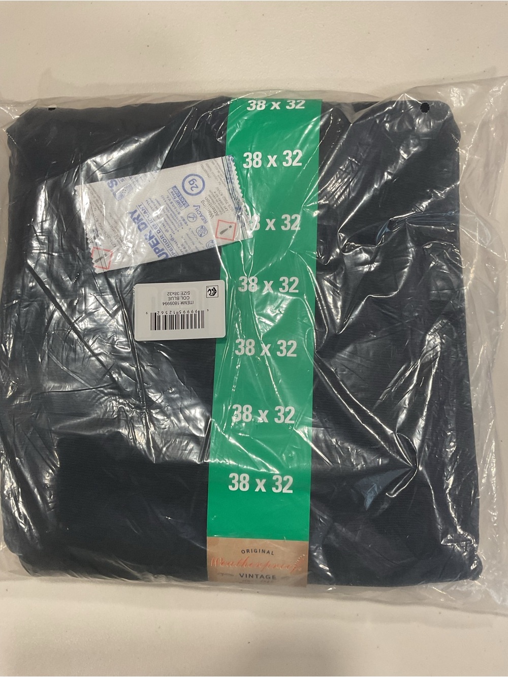 Weatherproof stretch canvas Classic Black Pants 38 x 32